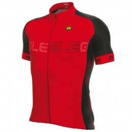 2017 Ale Excel Basic Maglia Ciclismo Manica Corta Rosso 67102-BX