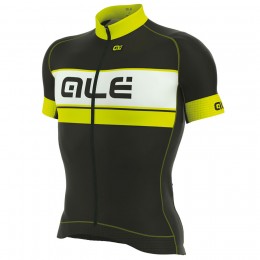 2017 Ale Graphics PRR Bermuda Maglia Ciclismo Manica Corta nero giallos Fluo 79818-FO