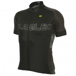 2017 Ale Excel Basic Maglia Ciclismo Manica Corta nero Gris 93693-DR