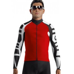 2016 Assos Rosso Maglia Ciclismo Manica Lunga 11375-CK