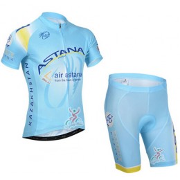 2016 Astana Nuovo abbigliamento Bici Completo Maglia Ciclismo Corta e Pantaloncini 68399-GO