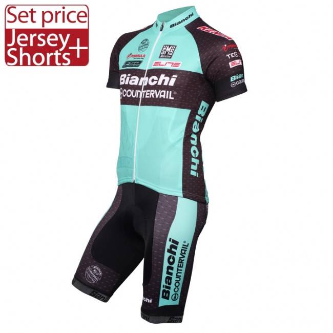 2016 BIANCHI MTB Nuovo abbigliamento Bici Completo Maglia Ciclismo Corta e Pantaloncini 77374-GF 2016 BIANCHI MTB Nuovo abbigliamento Bici Completo Maglia Ciclismo Corta e Pantaloncini 77374-GF