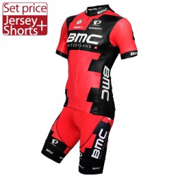 2016 BMC Nuovo abbigliamento Bici Completo Maglia Ciclismo Corta e Pantaloncini 99302-AL