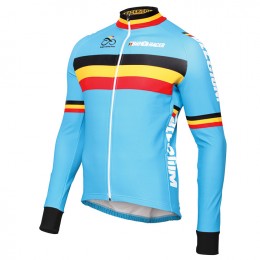 2016 Belgique Team Nationale Maglie Ciclismo Manica Lunga 40787-XC