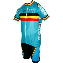 2016 Belgique Team Nationale abbigliamento Bici Completo Maglia Ciclismo Corta e Pantaloncini 76288-WB
