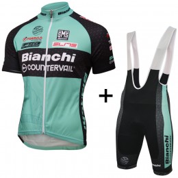 2016 Bianchi Countervail Nuovo abbigliamento Ciclismo Completo Maglia Ciclismo Corta e Salopette 36191-FF