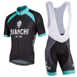 Bianchi Milano 2017 abbigliamento Ciclismo Completo Maglia Ciclismo Corta e Salopette A3 50554-BO