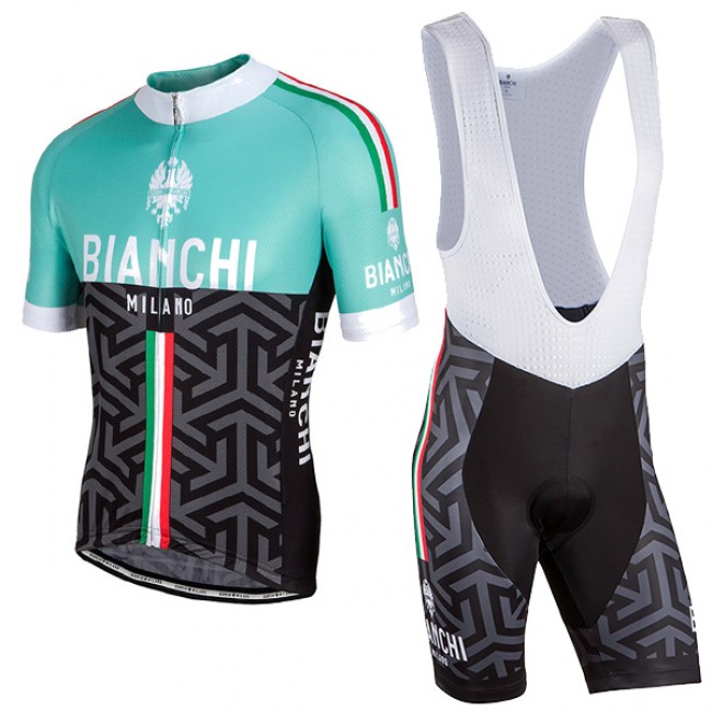 Bianchi Milano 2017 abbigliamento Ciclismo Completo Maglia Ciclismo Corta e Salopette A2 55332-LX Bianchi Milano 2017 abbigliamento Ciclismo Completo Maglia Ciclismo Corta e Salopette A2 55332-LX