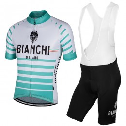 Bianchi Milano 2017 abbigliamento Ciclismo Completo Maglia Ciclismo Corta e Salopette A8 58468-OO