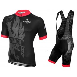Bianchi Milano Cinca Nuovo abbigliamento Ciclismo Completo Maglia Ciclismo Corta e Salopette nero Rosso 43915-KV