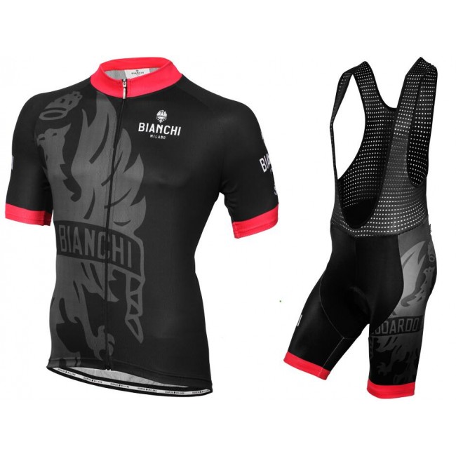 Bianchi Milano Cinca Nuovo abbigliamento Ciclismo Completo Maglia Ciclismo Corta e Salopette nero Rosso 43915-KV Bianchi Milano Cinca Nuovo abbigliamento Ciclismo Completo Maglia Ciclismo Corta e Salopette nero Rosso 43915-KV