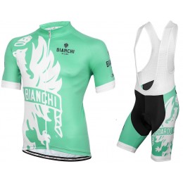Bianchi Milano Cinca Nuovo abbigliamento Ciclismo Completo Maglia Ciclismo Corta e Salopette bianco celeste 54503-LO
