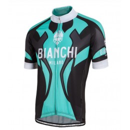 Bianchi Milano Ocreza Maglia Ciclismo Manica Corta nero celeste 78530-OX