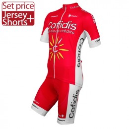 COFIDIS 2016 Nuovo abbigliamento Bici Completo Maglia Ciclismo Corta e Pantaloncini 39167-CY