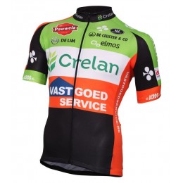 2016 CRELAN -VASTGOEDSERVICE Maglia Ciclismo Manica Corta 62467-RN