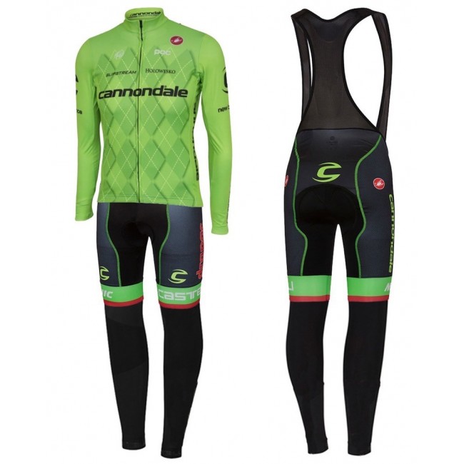 2016 Cannondale Team verde Pro Squadre Pro Abbigliamento Ciclismo Maglia Ciclismo Manica Lunga e Salopette Lunga 43555-BB 2016 Cannondale Team verde Pro Squadre Pro Abbigliamento Ciclismo Maglia Ciclismo Manica Lunga e Salopette Lunga 43555-BB