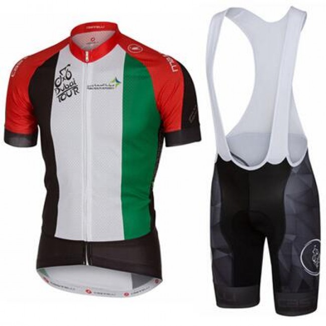 2016 Castelli Dubai Tour Nuovo abbigliamento Ciclismo Completo Maglia Ciclismo Corta e Salopette 02 45596-BQ 2016 Castelli Dubai Tour Nuovo abbigliamento Ciclismo Completo Maglia Ciclismo Corta e Salopette 02 45596-BQ