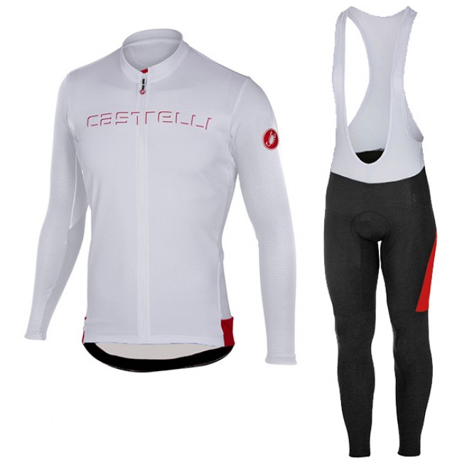 CASTELLI Prologo 5 bianco Abbigliamento Ciclismo Maglia Ciclismo Manica Lunga e Salopette Lunga 26469-NK CASTELLI Prologo 5 bianco Abbigliamento Ciclismo Maglia Ciclismo Manica Lunga e Salopette Lunga 26469-NK