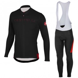 CASTELLI Prologo 5 nero Abbigliamento Ciclismo Maglia Ciclismo Manica Lunga e Salopette Lunga 38054-UD