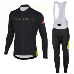 CASTELLI Prologo 5 Anthracite Abbigliamento Ciclismo Maglia Ciclismo Manica Lunga e Salopette Lunga 47897-XB