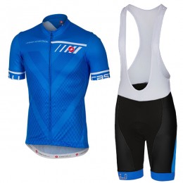 Castelli Velocissimo blu abbigliamento Ciclismo Completo Maglia Ciclismo Corta e Salopette 77168-QA