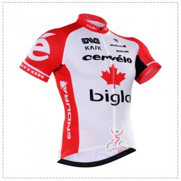CERVELO Team 2016 bianco Rosso Maglia Ciclismo Manica Corta 73641-KZ