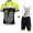Chianti Nuovo abbigliamento Ciclismo Completo Maglia Ciclismo Corta e Salopette Fluo giallo 80255-DM