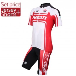 2016 DUCATI ITALIAN PASSION LINE Nuovo abbigliamento Bici Completo Maglia Ciclismo Corta e Pantaloncini 66808-TB