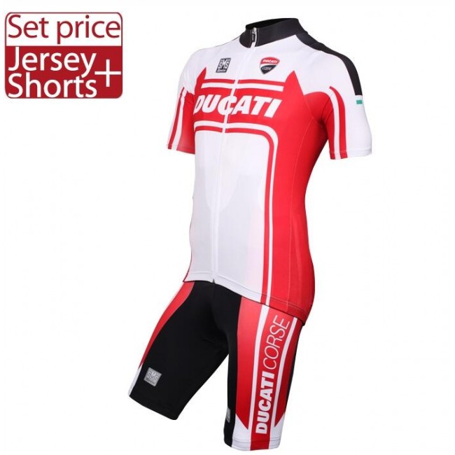 2016 DUCATI ITALIAN PASSION LINE Nuovo abbigliamento Bici Completo Maglia Ciclismo Corta e Pantaloncini 66808-TB 2016 DUCATI ITALIAN PASSION LINE Nuovo abbigliamento Bici Completo Maglia Ciclismo Corta e Pantaloncini 66808-TB