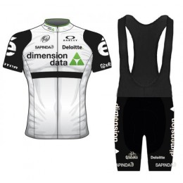 2016 Dimension Data bianco Nuovo abbigliamento Ciclismo Completo Maglia Ciclismo Corta e Salopette 30025-FJ