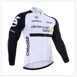 2016 Dimension Data Maglia Ciclismo Manica Lunga 99423-RJ