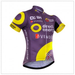 2016 Direct Energie purple Maglia Ciclismo Manica Corta 84233-RN