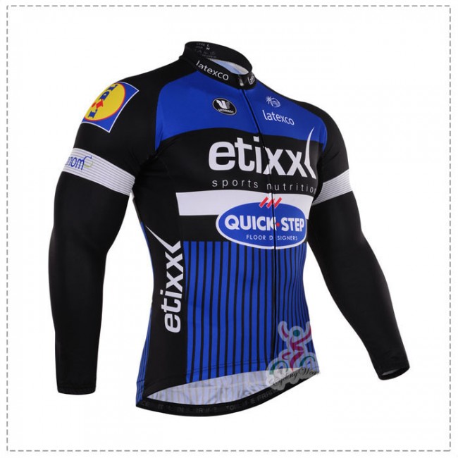 2016 ETIXX - QUICK STEP Maglia Ciclismo Manica Lunga 89813-LK 2016 ETIXX - QUICK STEP Maglia Ciclismo Manica Lunga 89813-LK