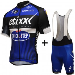 ETIXX QUICK STEP 2016 abbigliamento Ciclismo Completo Maglia Ciclismo Corta e Salopette 95123-VU