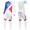 2016 Team FDJ bianco Thermo Squadre Pro Abbigliamento Ciclismo Maglia Ciclismo Manica Lunga e Salopette Lunga 18477-VZ
