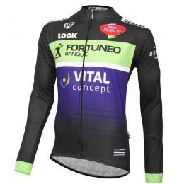 2016 FORTUNEO-VITAL CONCEPT Maglie Ciclismo Manica Lunga 48037-ZF