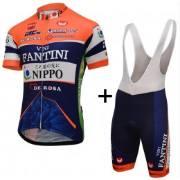 2016 Fantini Nippo Team Nuovo abbigliamento Ciclismo Completo Maglia Ciclismo Corta e Salopette 51054-NE