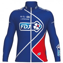 FDJ Pro 2017 blu Maglie Ciclismo Manica Lunga 54401-PH