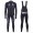 2016 GCN Sleek H20 nero Squadre Pro Abbigliamento Ciclismo Maglia Ciclismo Manica Lunga e Salopette Lunga 57824-GW