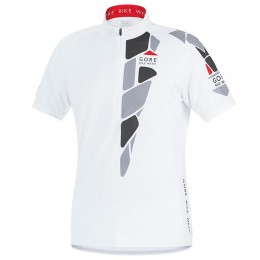 2016 GORE Element K-Rock bianco Rosso Maglia Ciclismo Manica Corta 19061-KS