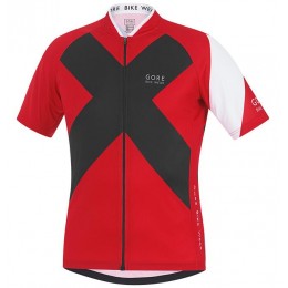 2016 GORE Element X-Road Rosso nero Maglia Ciclismo Manica Corta 21982-LK
