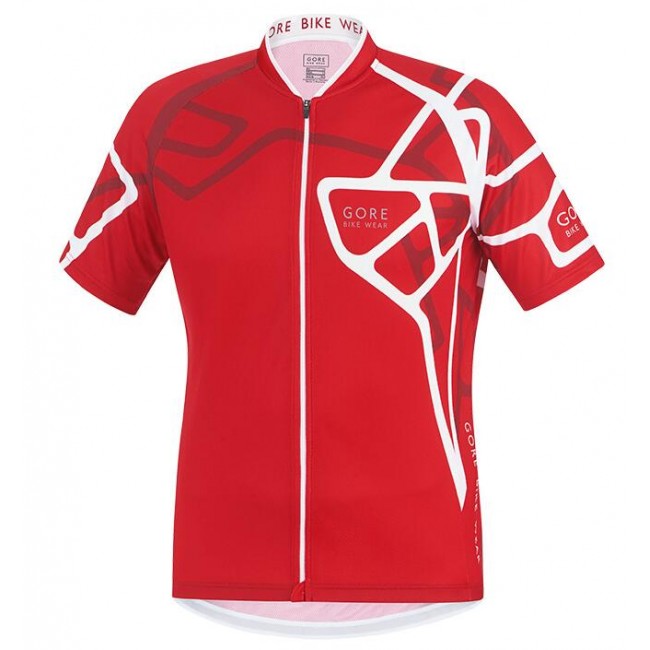 2016 GORE Element Adrenalin II Rosso bianco Maglia Ciclismo Manica Corta 29304-HK 2016 GORE Element Adrenalin II Rosso bianco Maglia Ciclismo Manica Corta 29304-HK