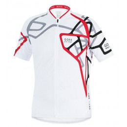 2016 GORE Element Adrenalin II bianco Rosso Maglia Ciclismo Manica Corta 60804-BN