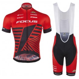 2016 GSG Focus XC Rosso Nuovo abbigliamento Ciclismo Completo Maglia Ciclismo Corta e Salopette 56250-UC