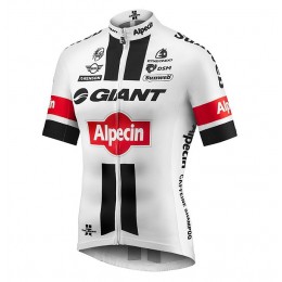 2016 Giant Alpecin TDF edizione bianco abbigliamento Maglie Ciclismo Manica Corta 87897-RZ