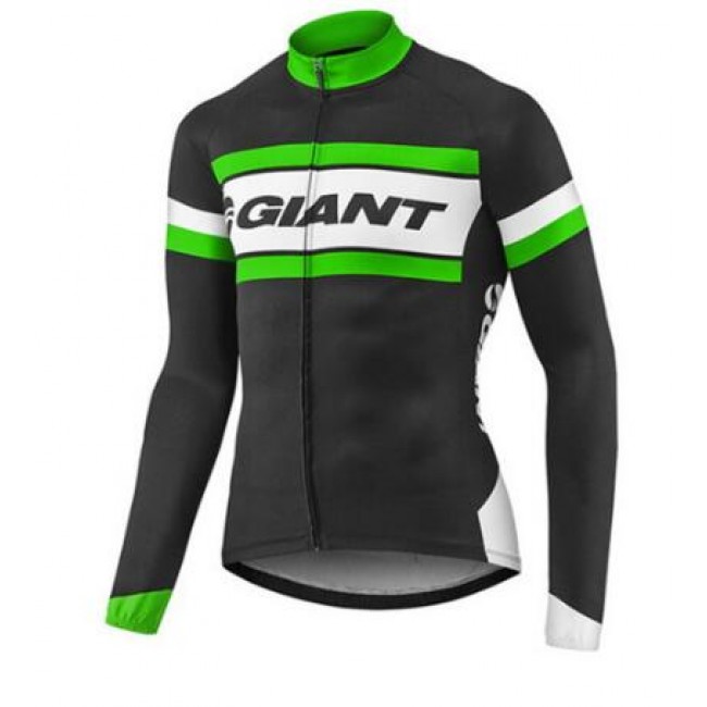 2017 Giant verde et nero Maglie Ciclismo Manica Lunga 80326-QN 2017 Giant verde et nero Maglie Ciclismo Manica Lunga 80326-QN