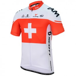 IAM 2017 Swiss Champion Maglia Ciclismo Manica Corta 63604-LF
