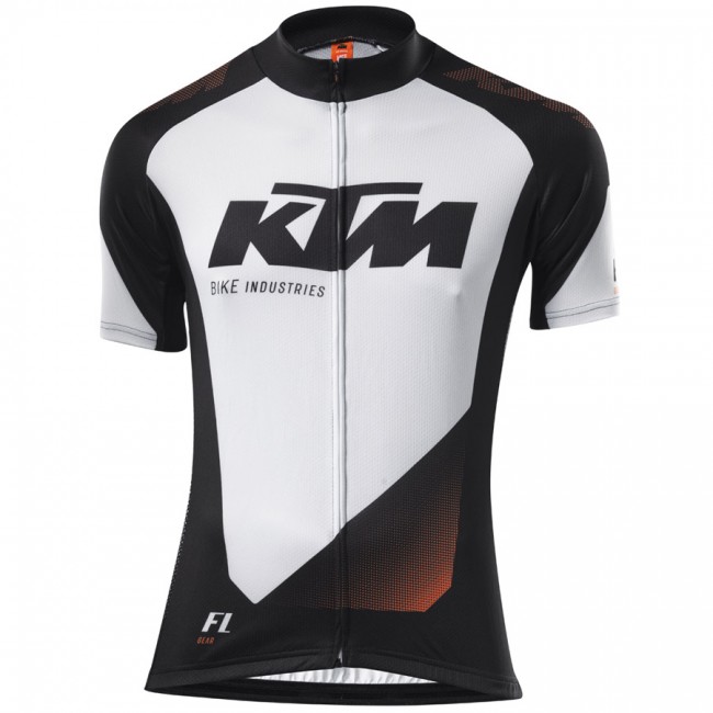 2016 KTM Factory Line 2 Maglia Ciclismo Manica Corta bianco nero 89462-VJ 2016 KTM Factory Line 2 Maglia Ciclismo Manica Corta bianco nero 89462-VJ