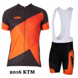 2016 KTM Black arancia Factory Character Nuovo abbigliamento Ciclismo Completo Maglia Ciclismo Corta e Salopette 93379-IG