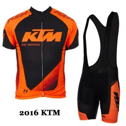 2016 KTM Black arancia Factory Line Nuovo abbigliamento Ciclismo Completo Maglia Ciclismo Corta e Salopette 93988-FA